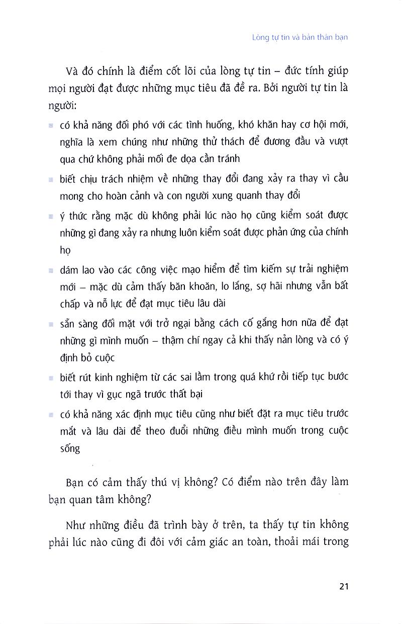 Tự Tin - Nghệ Thuật Giúp Bạn Đạt Được Mọi Ước Muốn (Tái Bản)