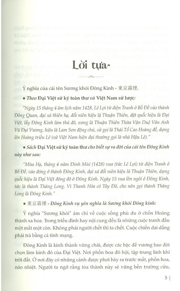 Sương Khói Đông Kinh I - Vùng Đất Ánh Sáng