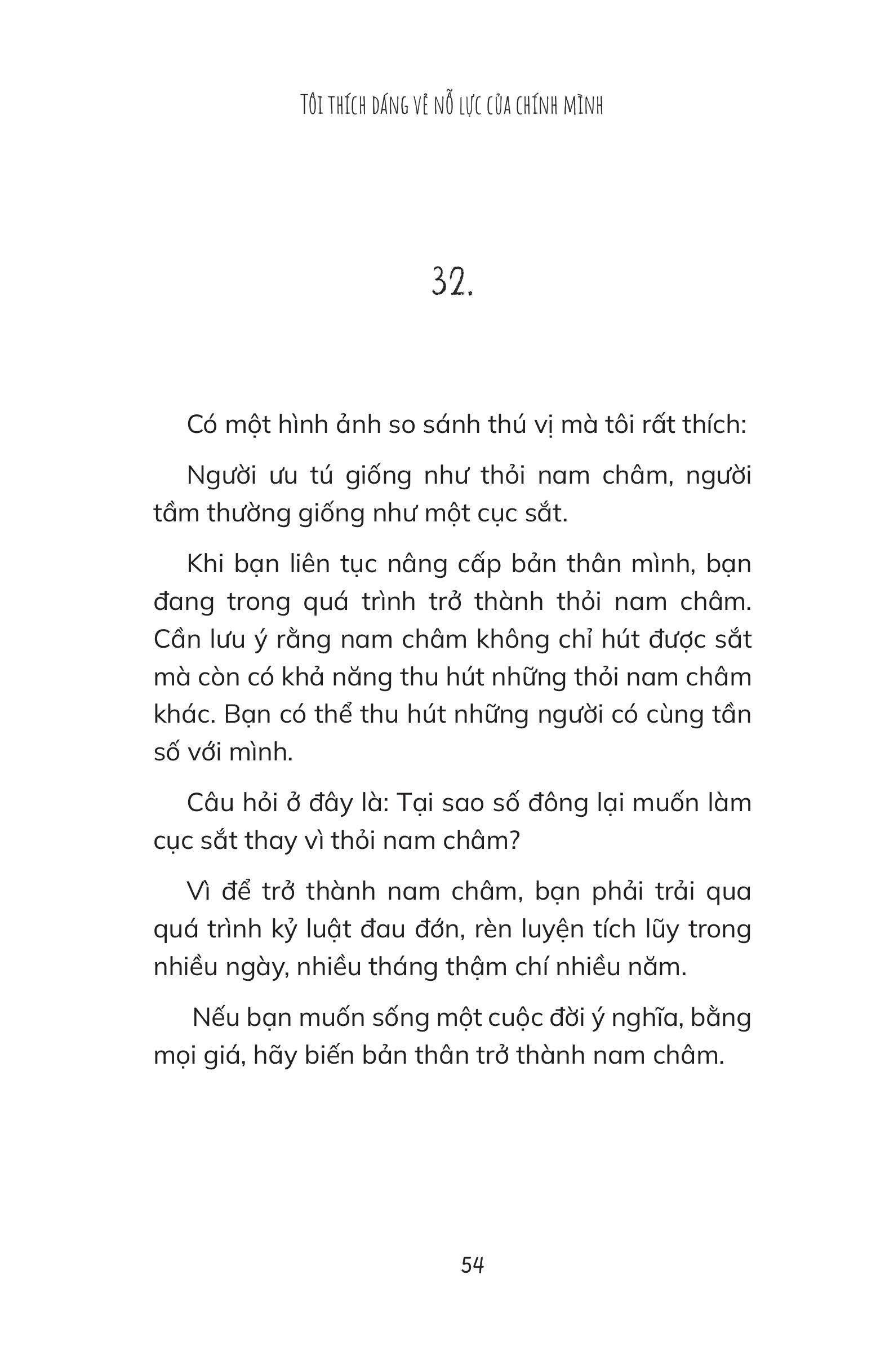 Sách - Tôi Thích Dáng Vẻ Nỗ Lực Của Chính Mình