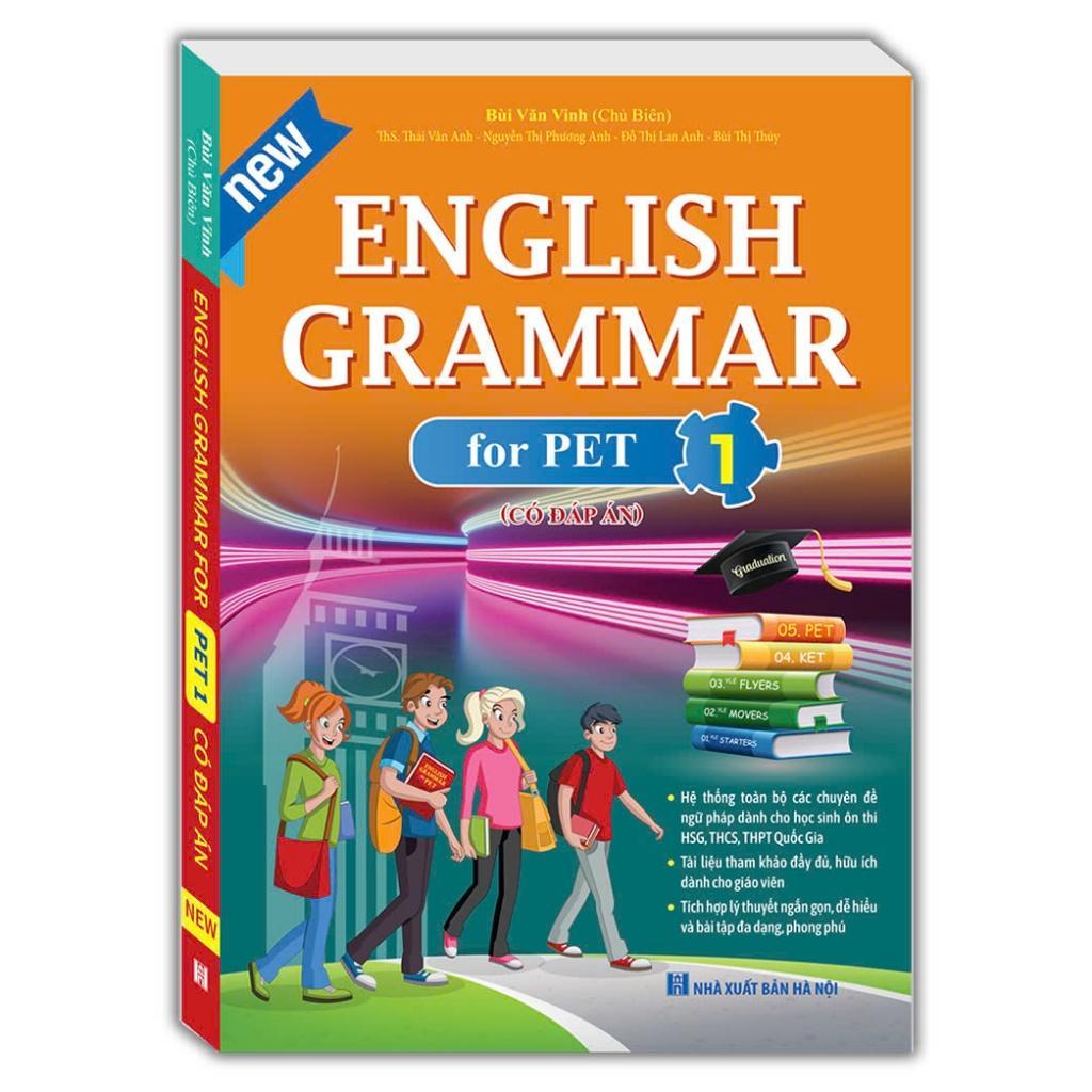 Sách - English Grammar For PET - Có Đáp Án - Combo 2 Tập - Minh Thắng