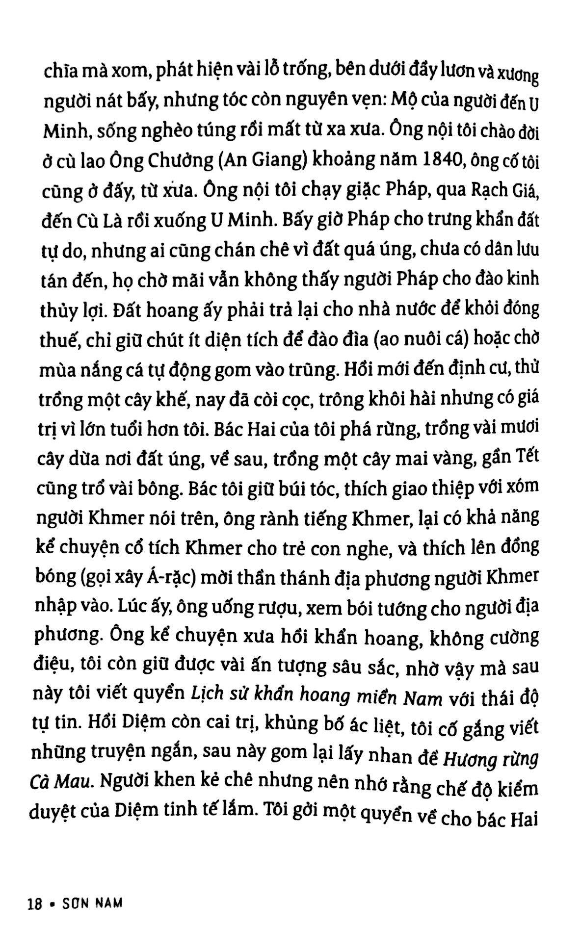 Hồi Ký. Từ U Minh Đến Cần Thơ…