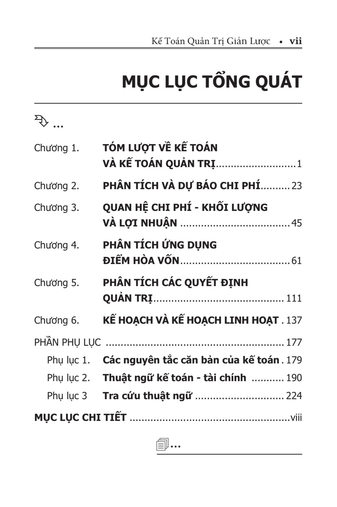 Kế Toán Quản Trị Giản Lược