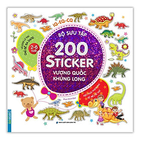 Sách - Bộ Sưu Tập 200 Sicker - Vương Quốc Khủng Long - Minh Thắng