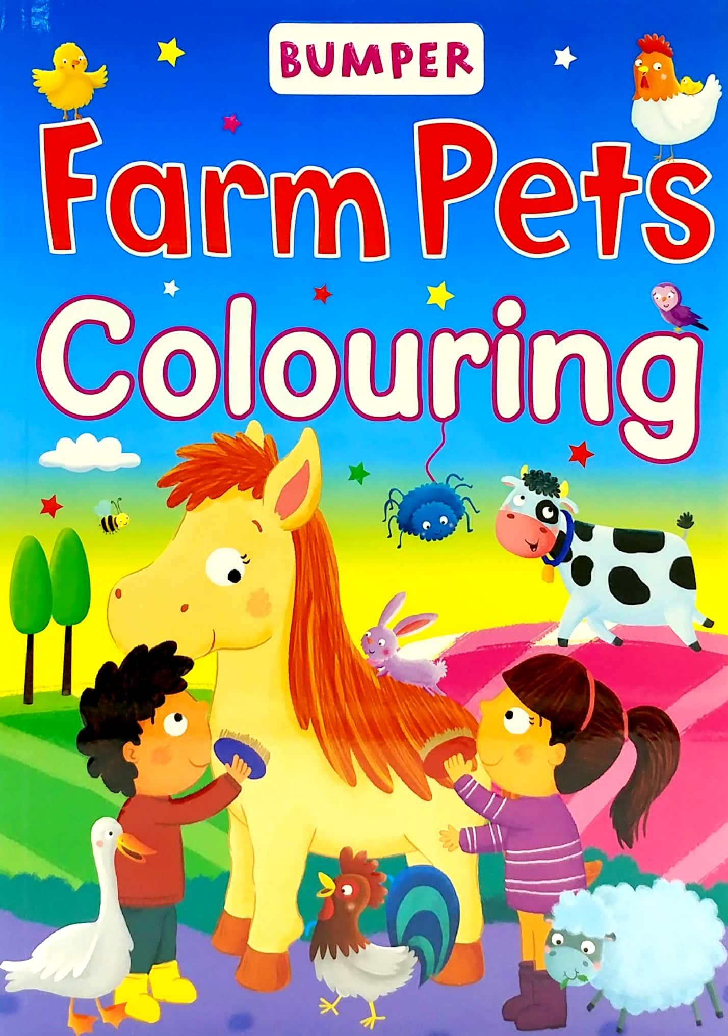 Bumper Farm Pets Colouring