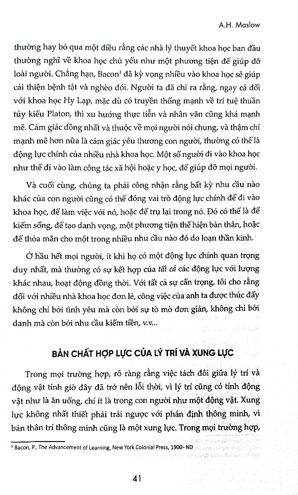 Động Lực Và Nhân Cách - BV