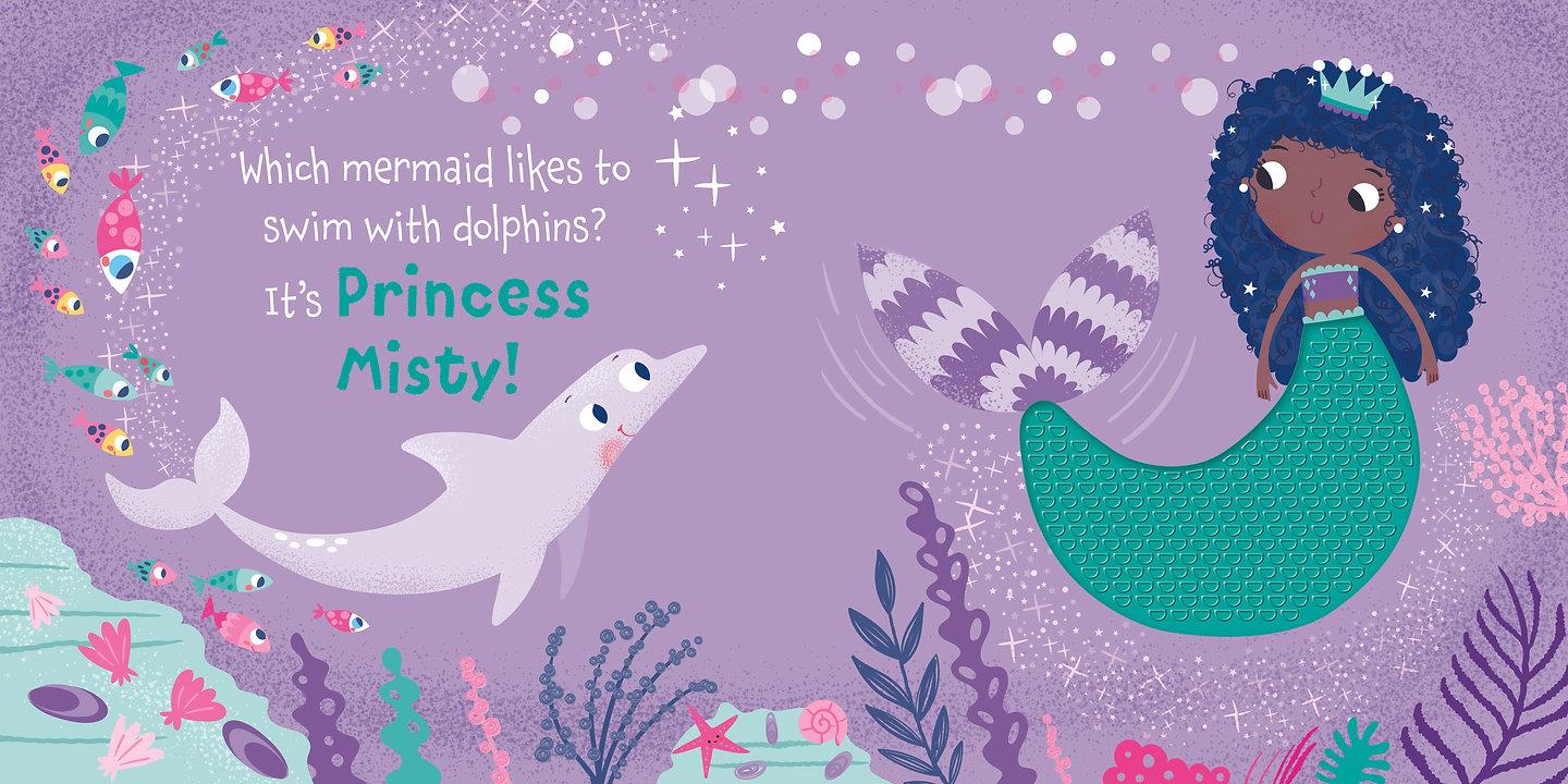 Touch And Feel Silicon Board Book - Mermaids