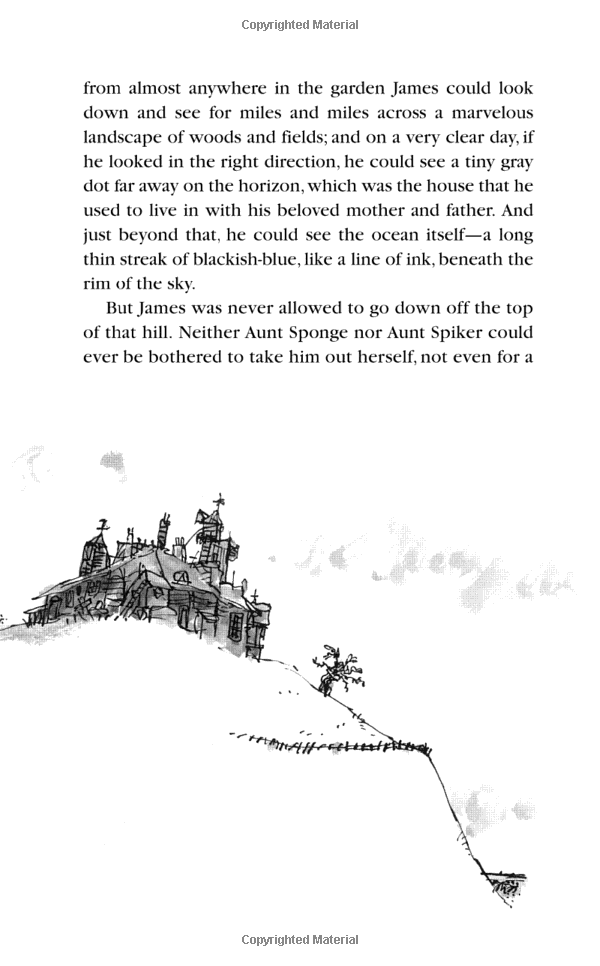 James and the Giant Peach (Roald Dahl, Illustrated by Quentin Blake)