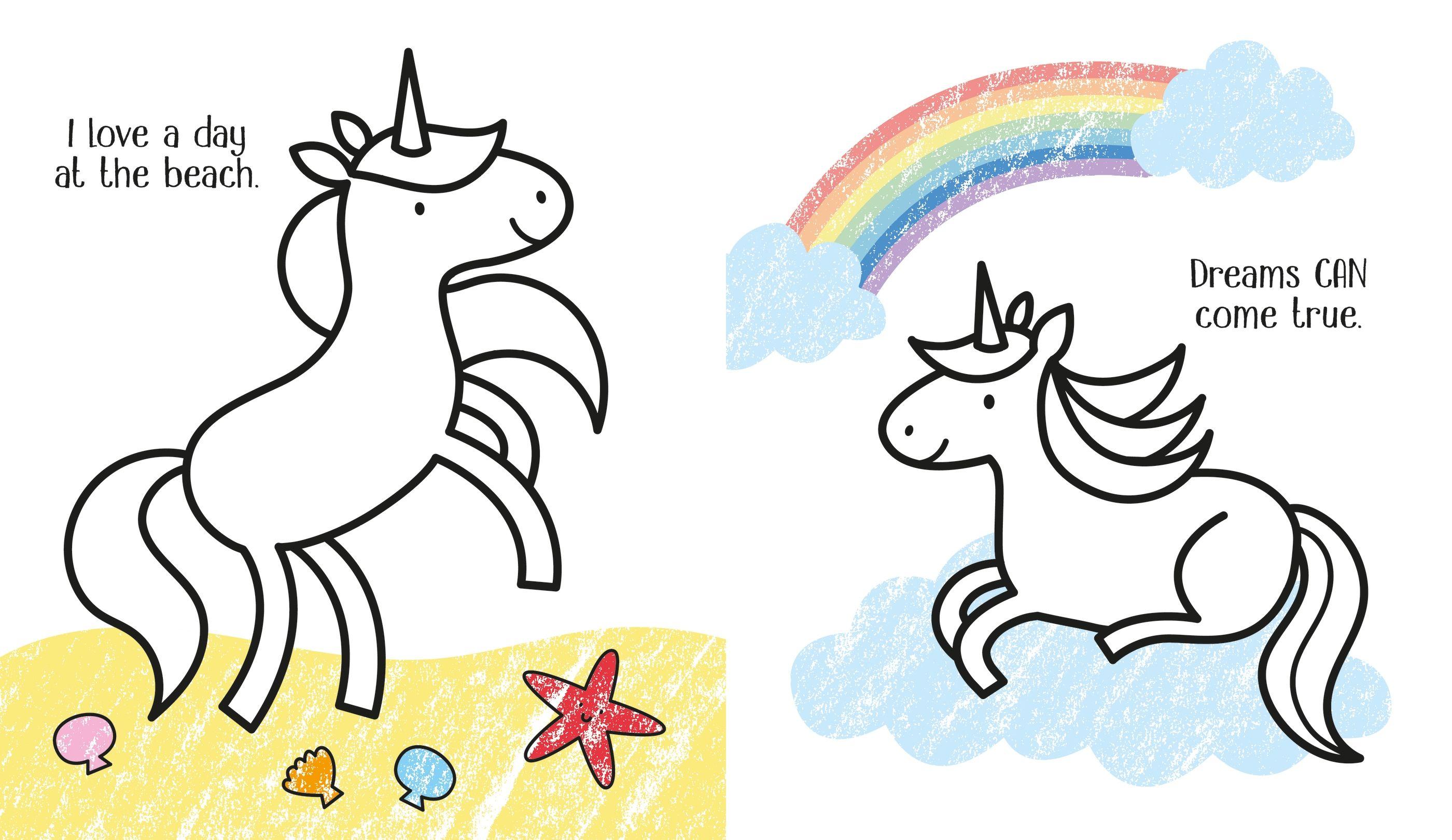 First Colouring Unicorns
