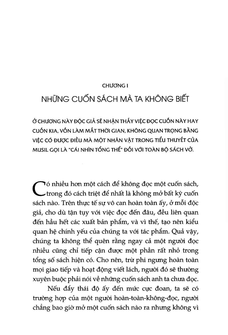 Làm Sao Nói Về Cuốn Sách Chưa Đọc