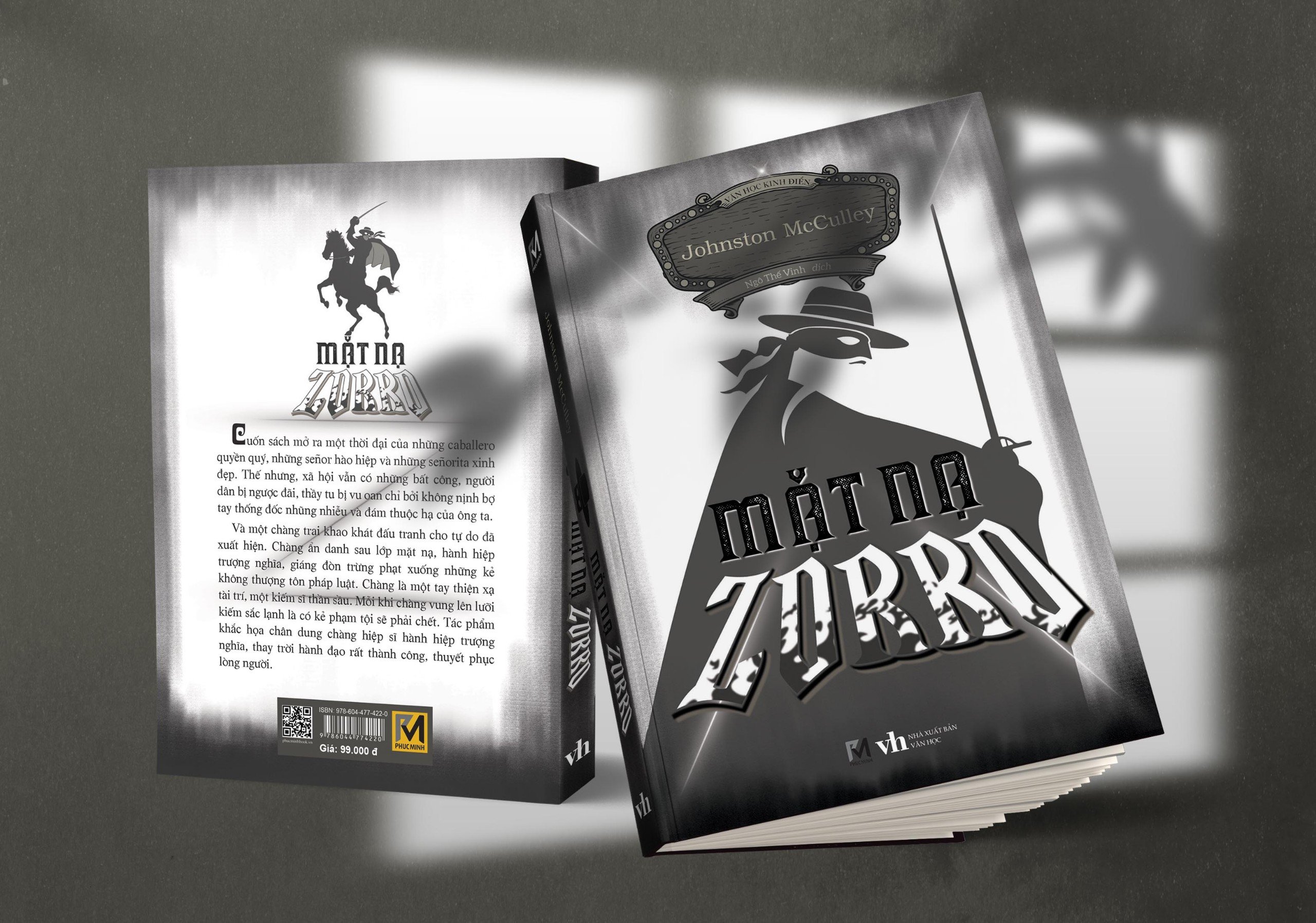 Sách Tiểu Thuyết Trinh Thám - Mặt Nạ Zorro (Johnston McCulley) - Phuc Minh Books