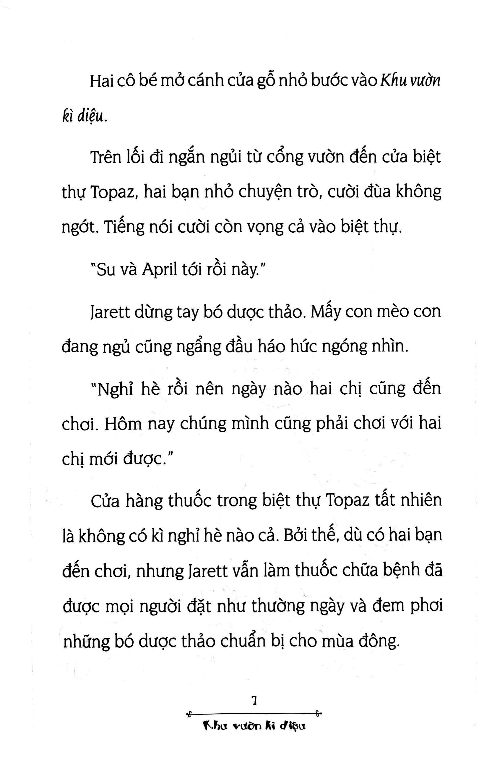 Sách - Khu Vườn Kì Diệu - Tập 4 - Bó Hoa Dược Thảo Và Ba Cô Phù Thủy (Tái Bản 2024)