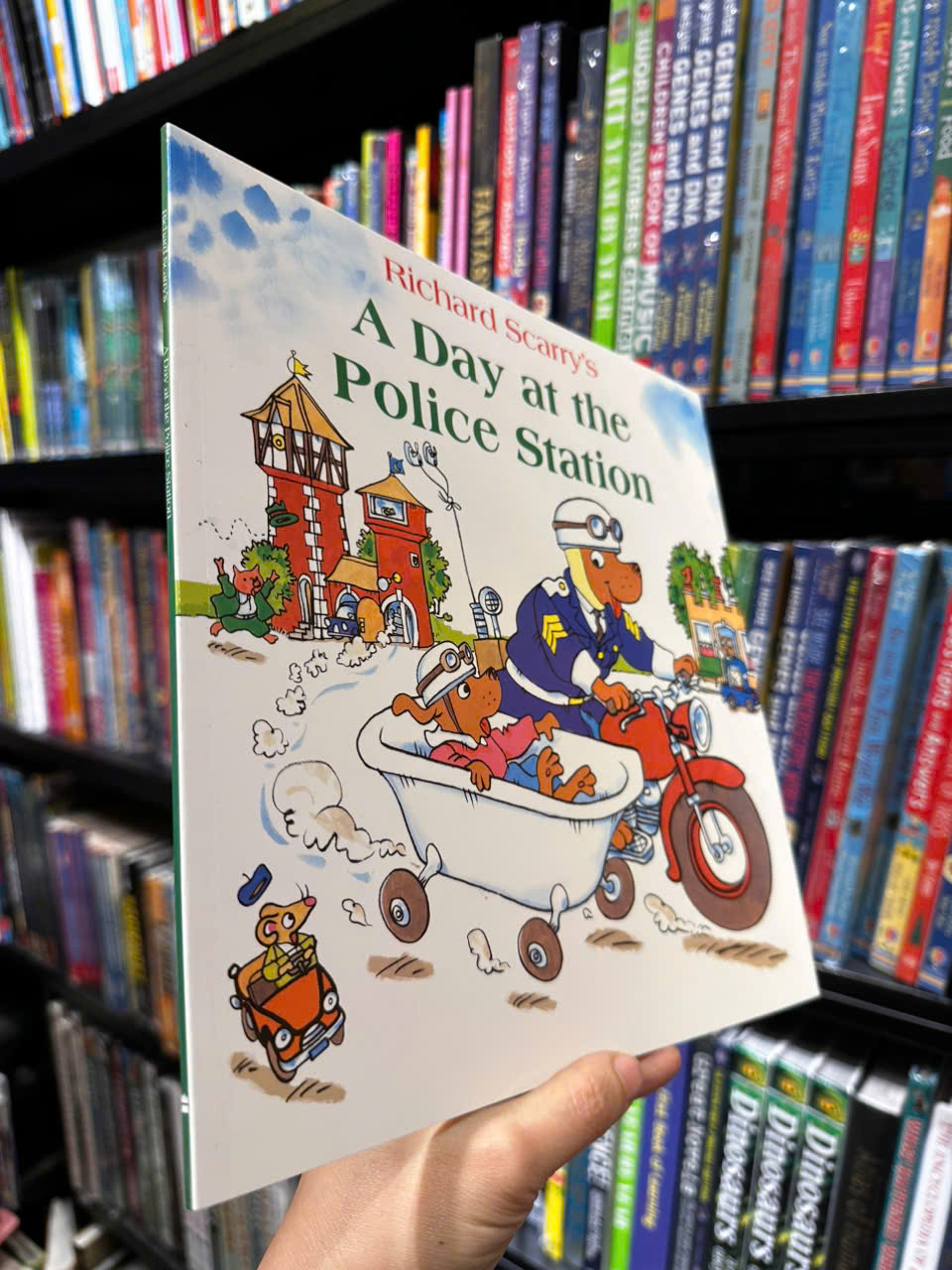 Sách - A Day at the Police Station by Richard Scarry