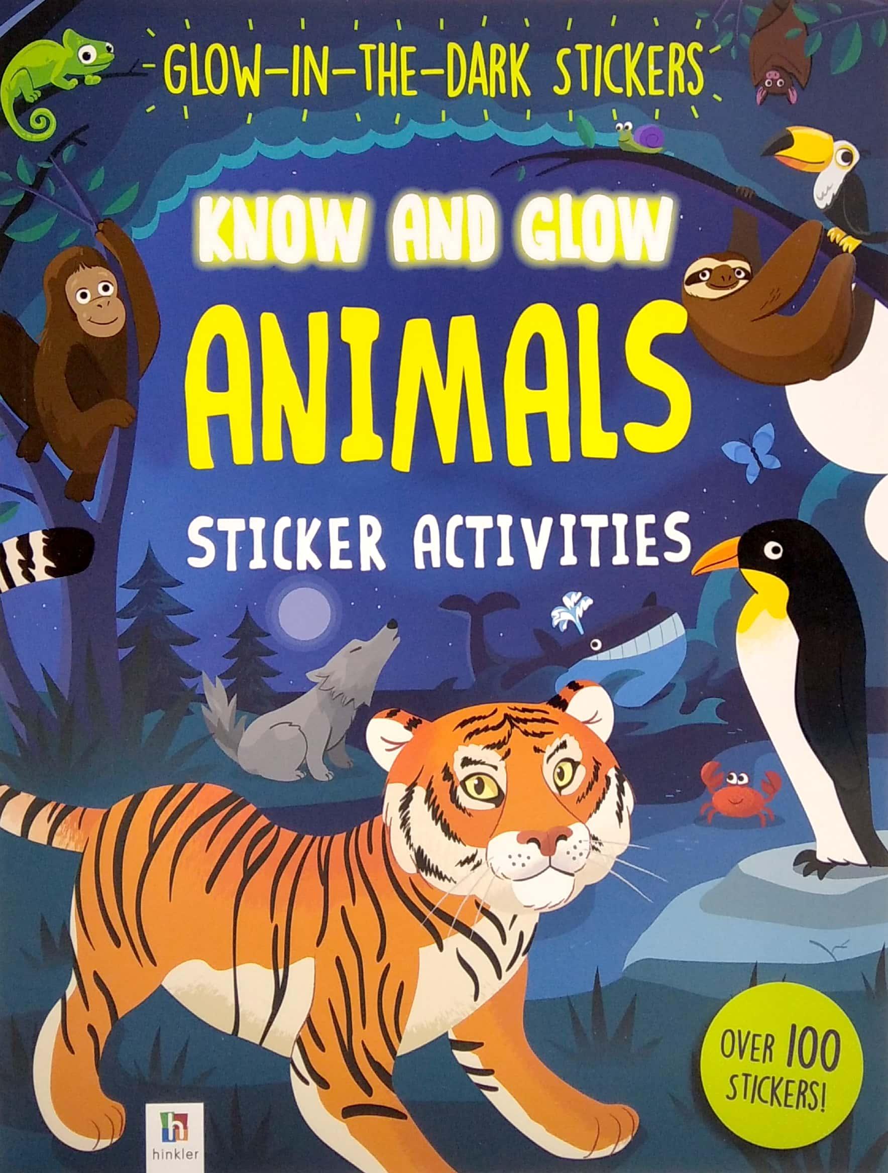 Know And Glow: Animals Sticker Activities