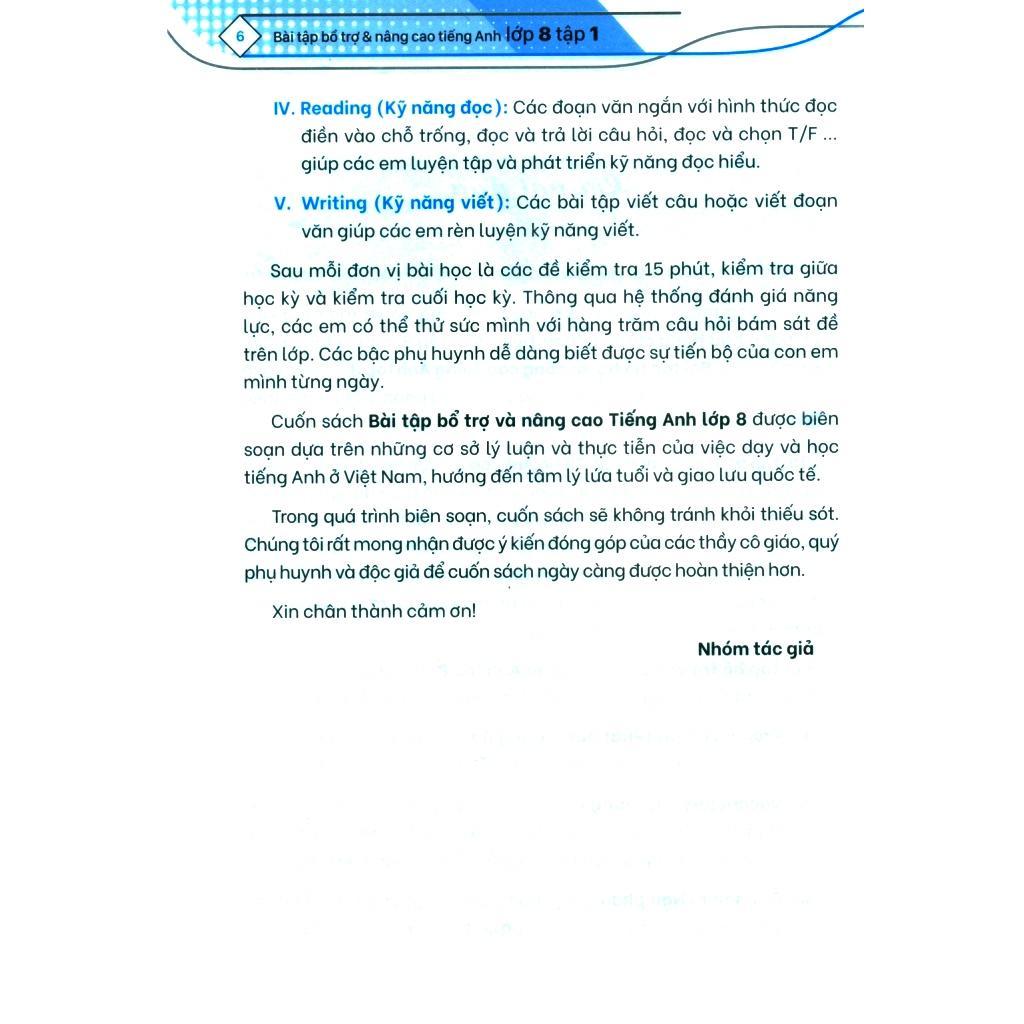Sách - Global Success - Bài Tập Bổ Trợ Và Nâng Cao Tiếng Anh Lớp 8 Tập 2 - Có Đáp Án - Minh Thắng