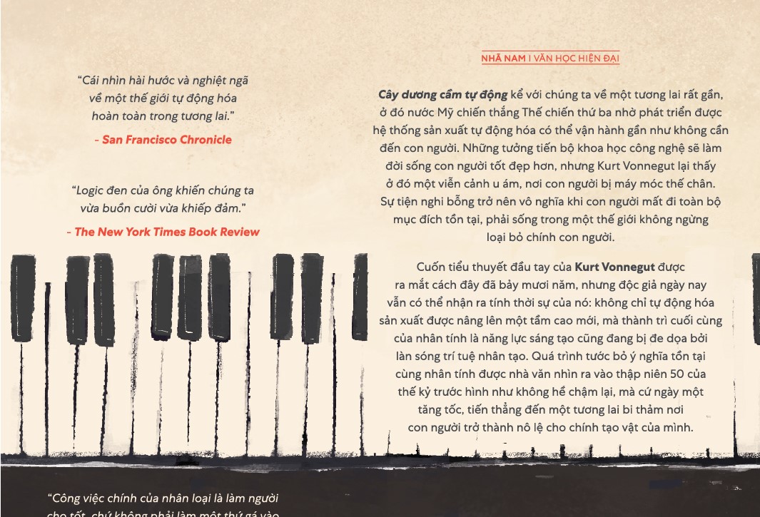 Sách - Cây dương cầm tự động (Kurt Vonnegut) (Nhã Nam Oficial)