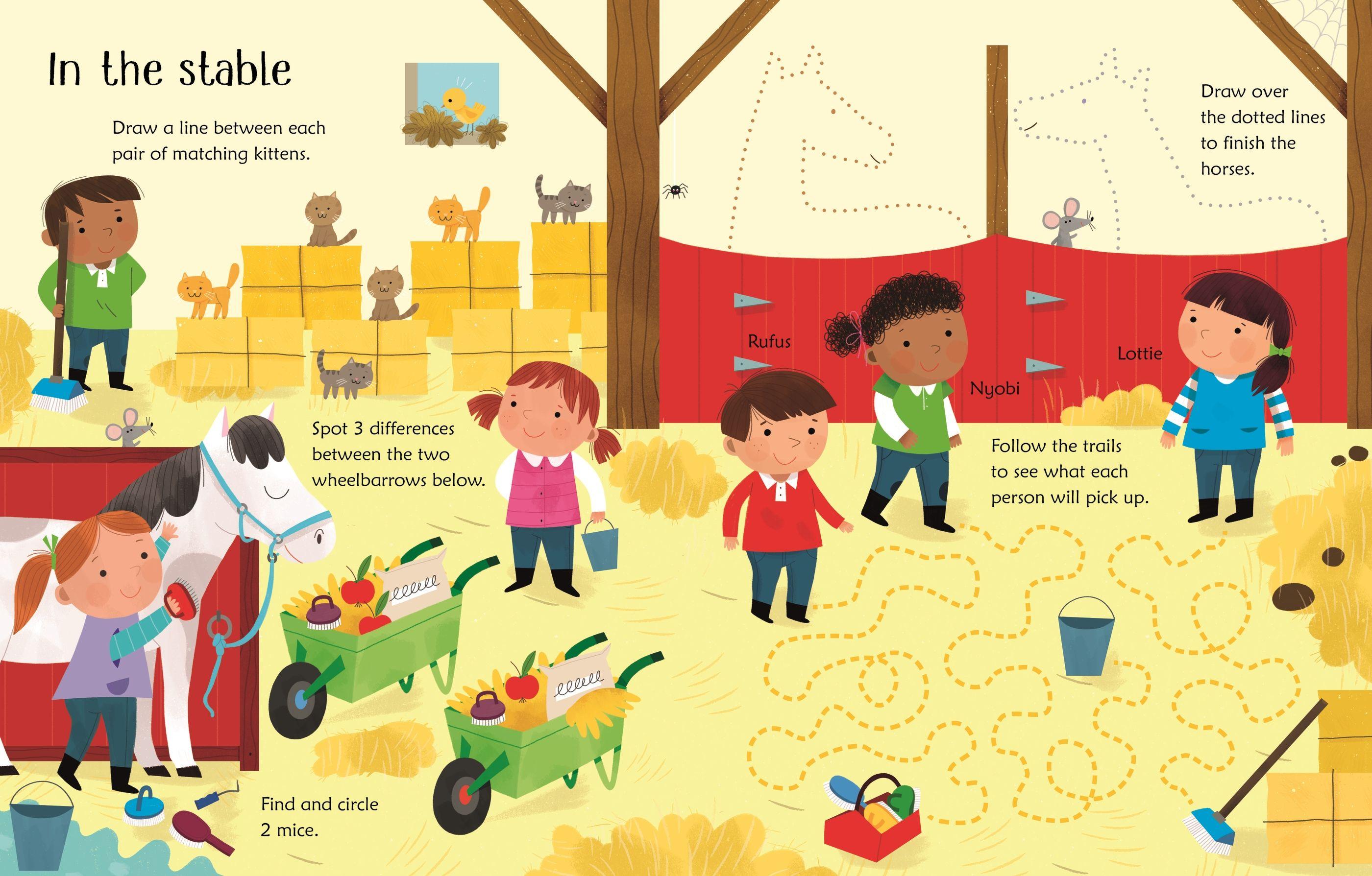 Wipe-Clean Horse And Pony Activities