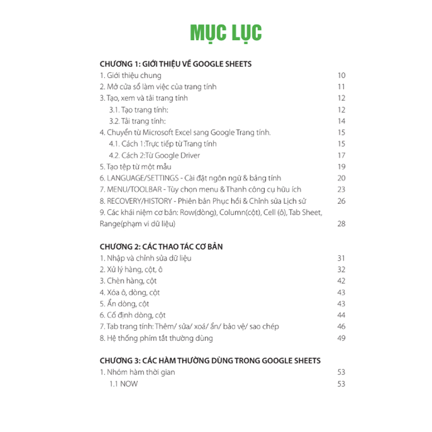 Combo 4 Sách Word - Excel - Powerpoint - Google Sheets Unica từ cơ bản đến nâng cao kèm video bài giảng