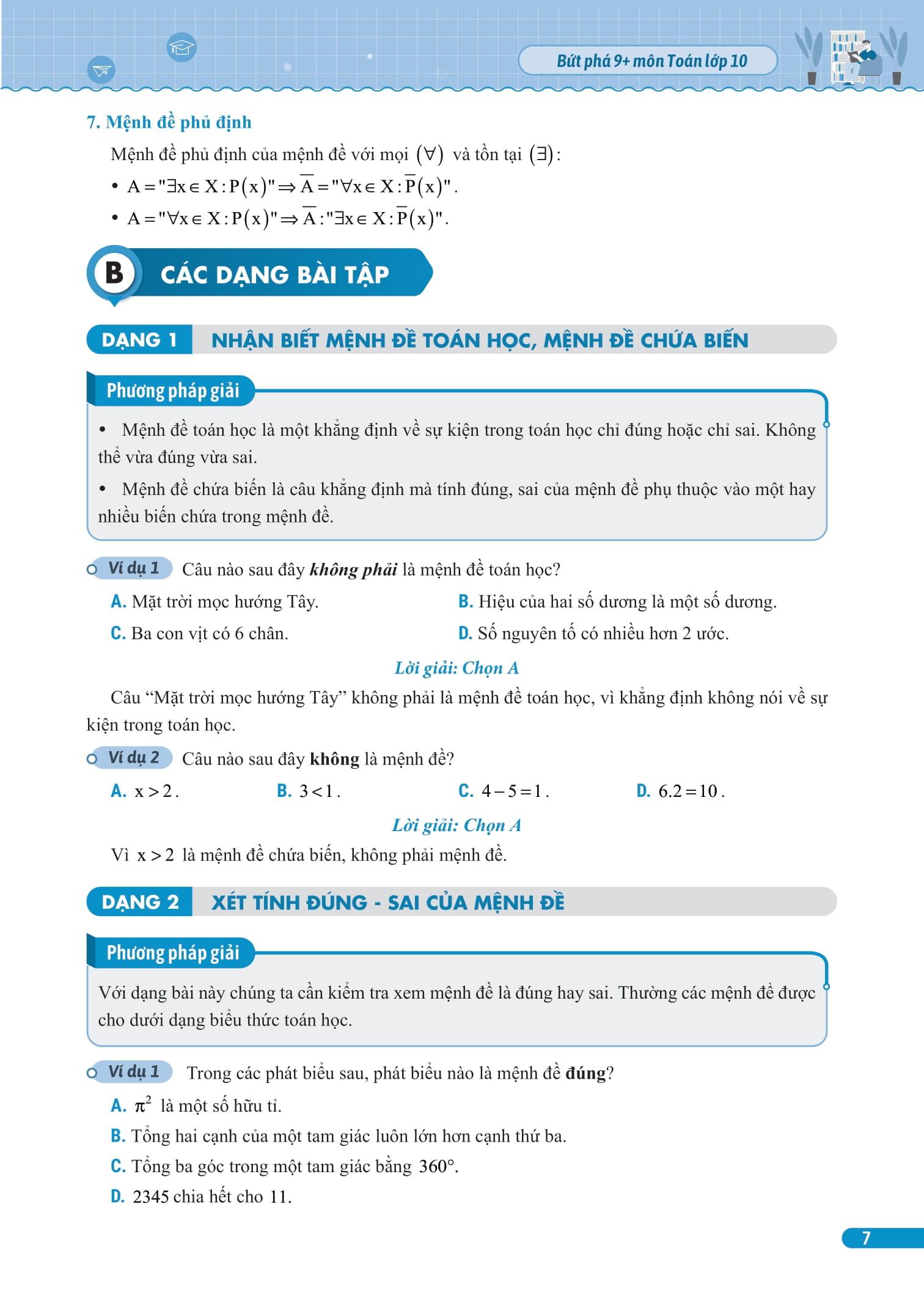 Sách - Bứt Phá 9+ Lớp 10 - Môn Toán (Theo Chương Trình GDPT Mới) (Tái Bản 2024)