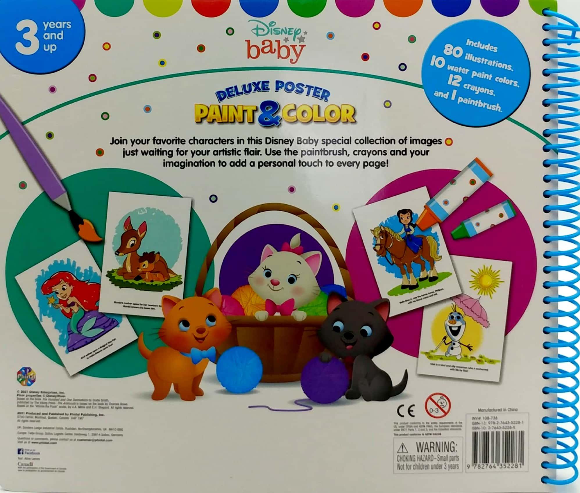 Disney Baby Deluxe Poster Paint & Color