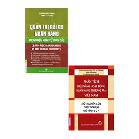 Combo Quản Trị Rủi Ro Ngân Hàng Trong Nền Kinh Tế Toàn Cầu + Phân Tích Hiệu Năng Hoạt Động Ngân Hàng Thương Mại Việt Nam (Bộ 2 Cuốn) _KT