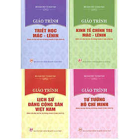 Combo 4 cuốn Giáo Trình Dành Cho Bậc Đại Học Hệ Không Chuyên Lý Luận Chính Trị: Giáo Trình Triết Học Mác – Lênin + Giáo Trình Kinh Tế Chính Trị Mác – Lênin + Giáo Trình Lịch Sử Đảng Cộng Sản Việt Nam + Giáo Trình Tư Tưởng Hồ Chí Minh