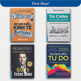 Combo Đại Địa Chấn Kinh Tế + Tài Chính Cho Mọi Người + Đường Đến Tự Do + Đầu Tư Thông Minh - First News