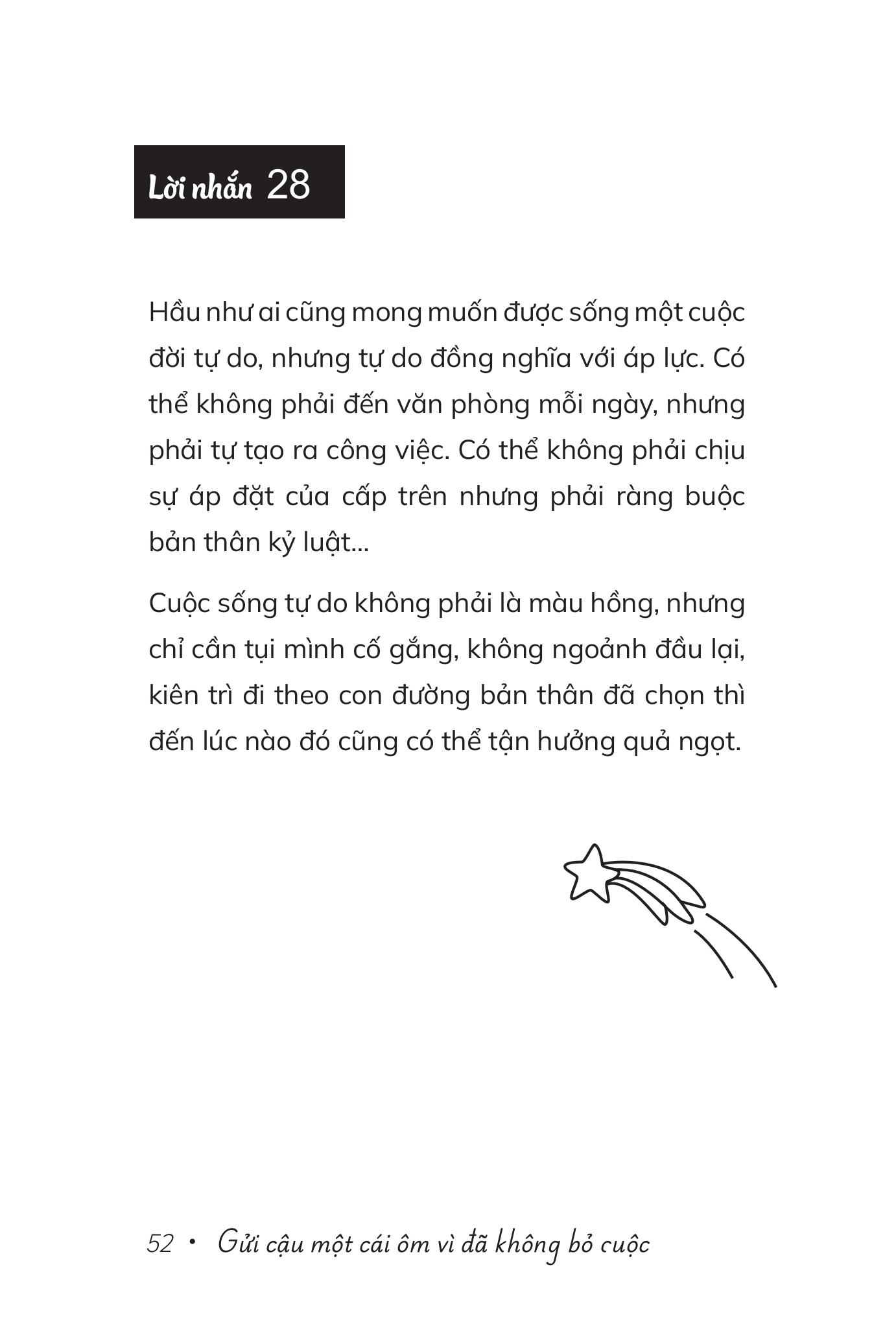 Sách Gửi Cậu Một Cái Ôm Vì Đã Không Bỏ Cuộc - 送给不曾放弃的你一个拥抱 - Phiên Bản Song Ngữ Việt Trung - The Phan Tóc Quoăn