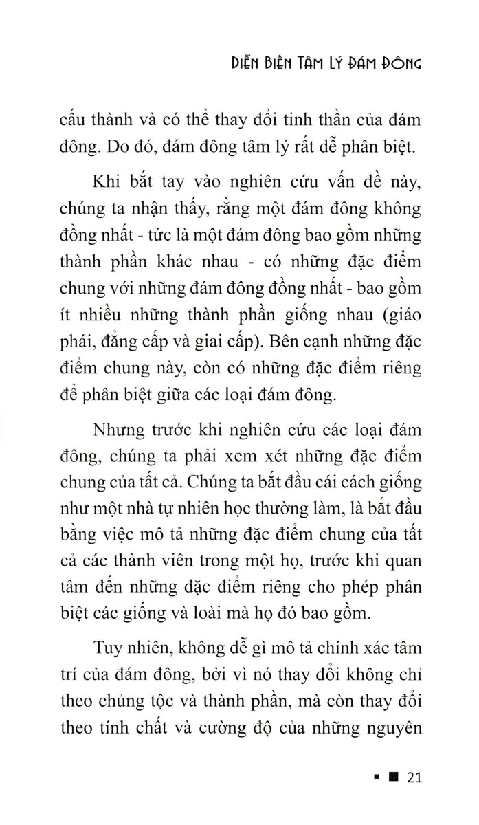 Diễn Biến Tâm Lý Đám Đông (SB)