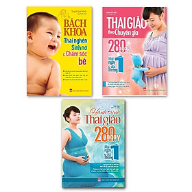 Combo Bách Khoa Thai Nghén (TB) + Hành Trình Thai Giáo 280 Ngày (TB) + Thai Giáo Theo Chuyên Gia (TB)