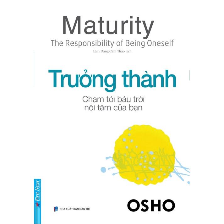 Sách Combo OSHO Cảm Xúc + OSHO Trưởng Thành + OSHO Hiểu - First News - BẢN QUYỀN