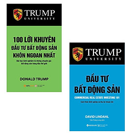 Sách Combo 100 Lời Khuyên Đầu Tư Bất Động Sản Khôn Ngoan Nhất + Đầu Tư Bất Động Sản - Alphabooks - BẢN QUYỀN