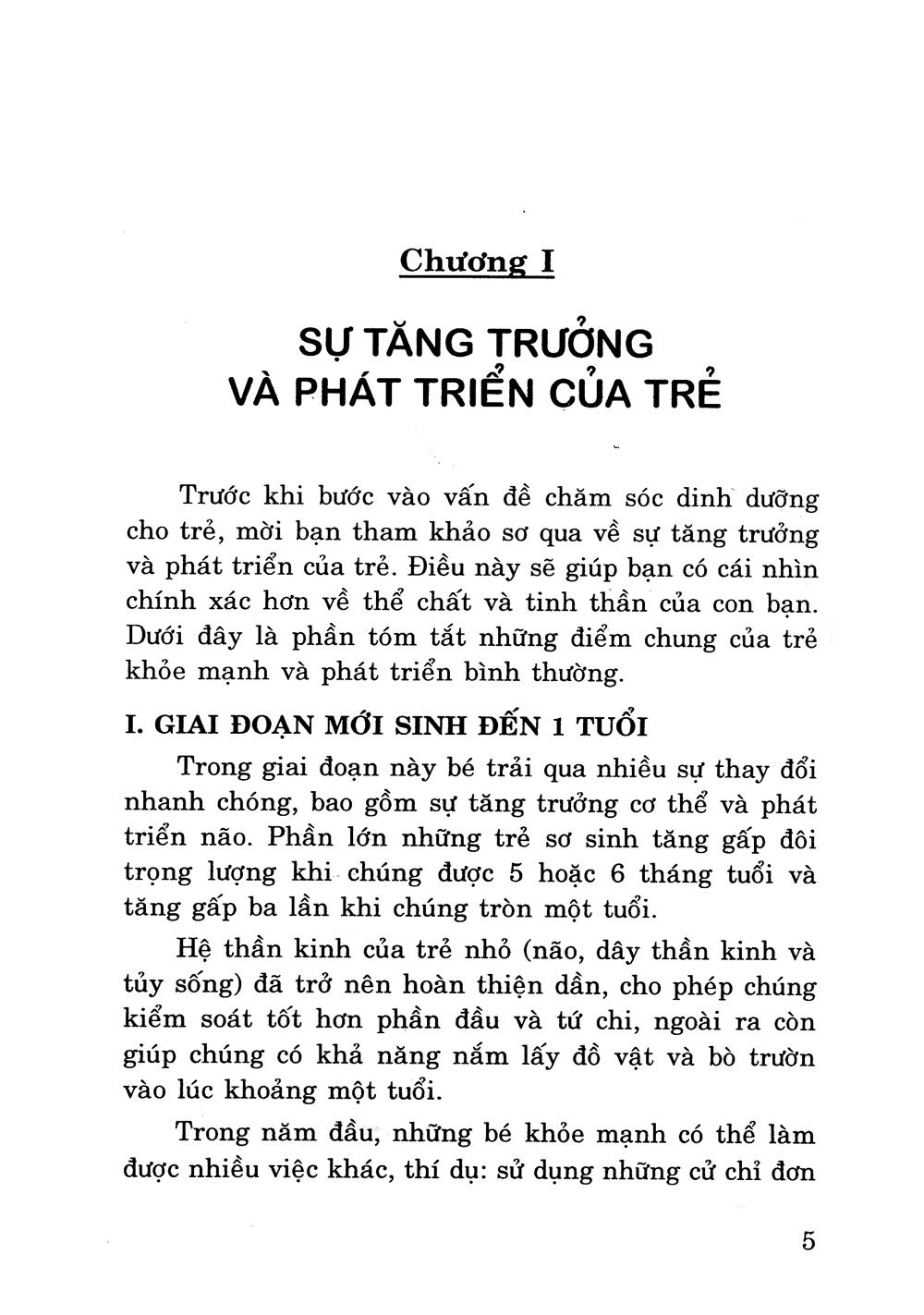 Chăm Sóc Dinh Dưỡng Cho Trẻ (Tái Bản 2015)