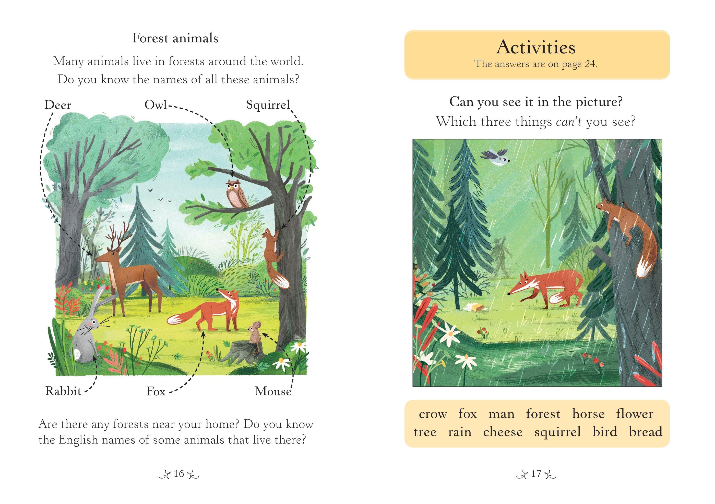 Usborne English Readers Starter Level: The Fox And The Crow