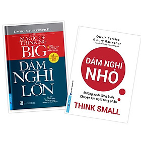 Combo Dám Nghĩ Lớn + Dám Nghĩ Nhỏ (Khổ lớn) - Bản Quyền
