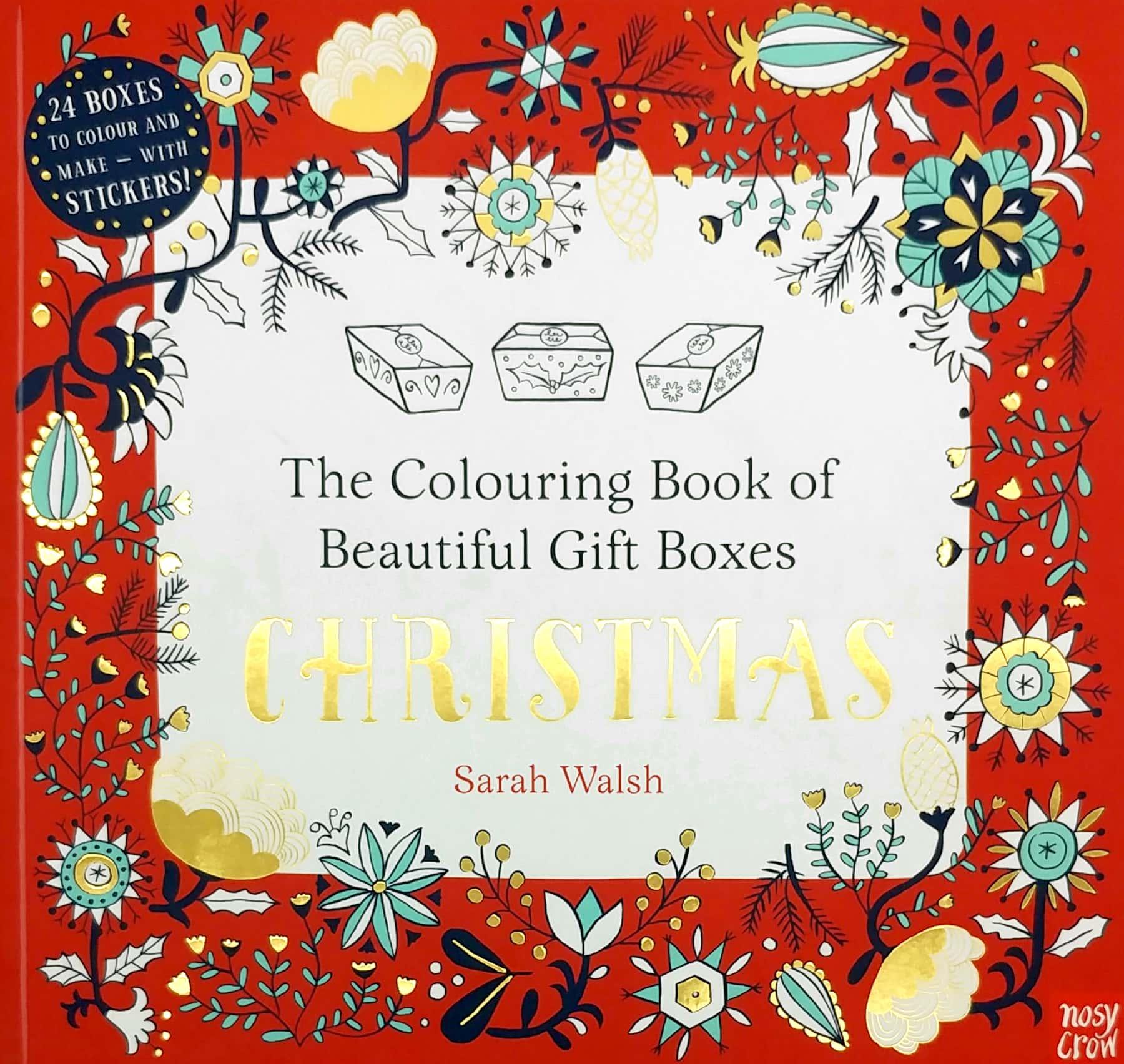 COLOURING BOOK BOXES: CHRISTMAS