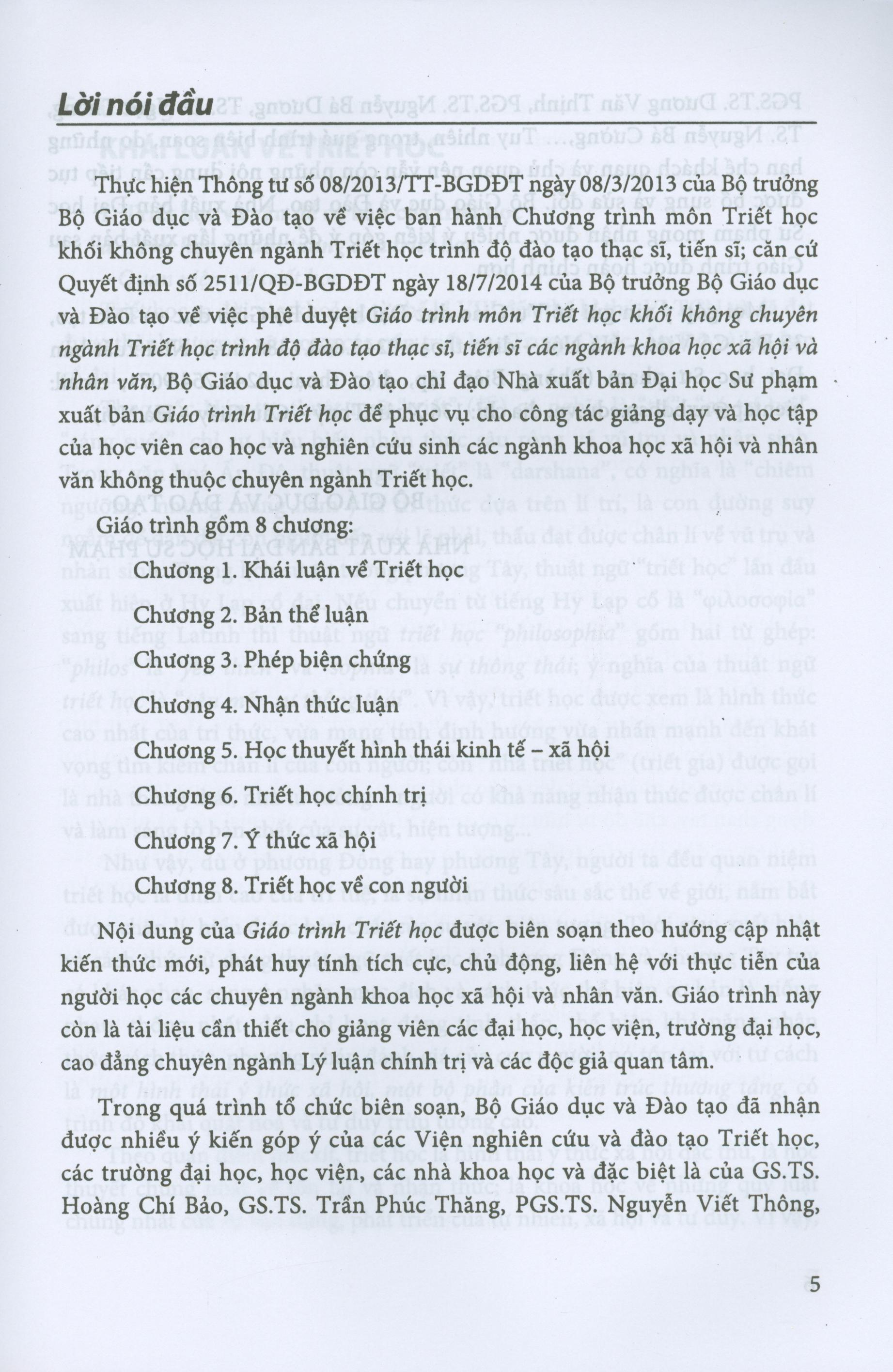 Giáo Trình Triết Học