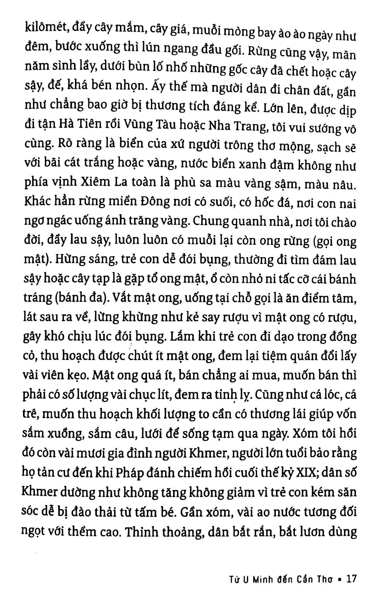 Hồi Ký. Từ U Minh Đến Cần Thơ…