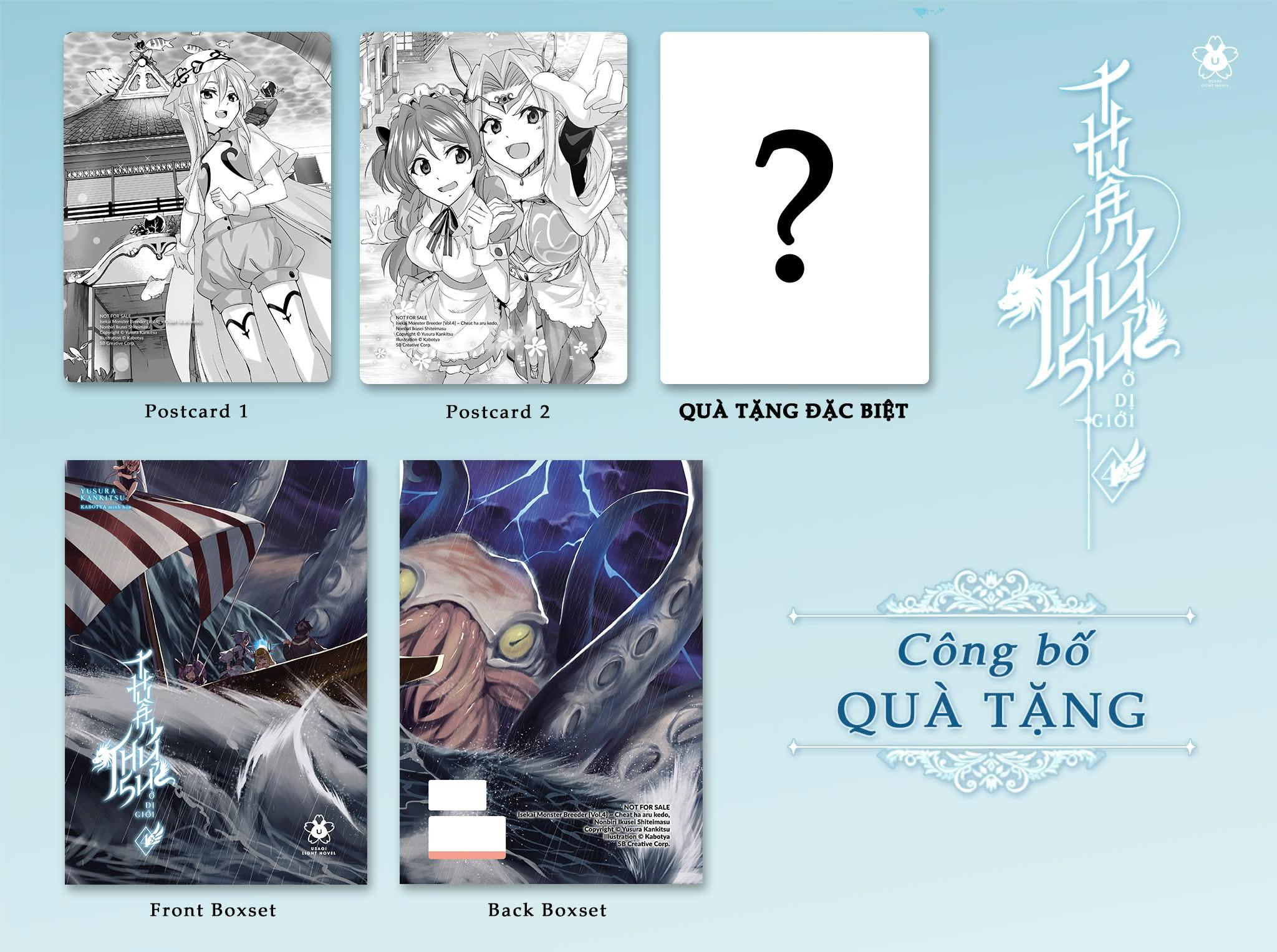 Sách - Thuần Thú Sư Ở Dị Giới - Tập 4 - Bản Đặc Biệt - Tặng Kèm 2 Postcard Bồi Cứng In 2 Mặt + 1 Hộp Boxset