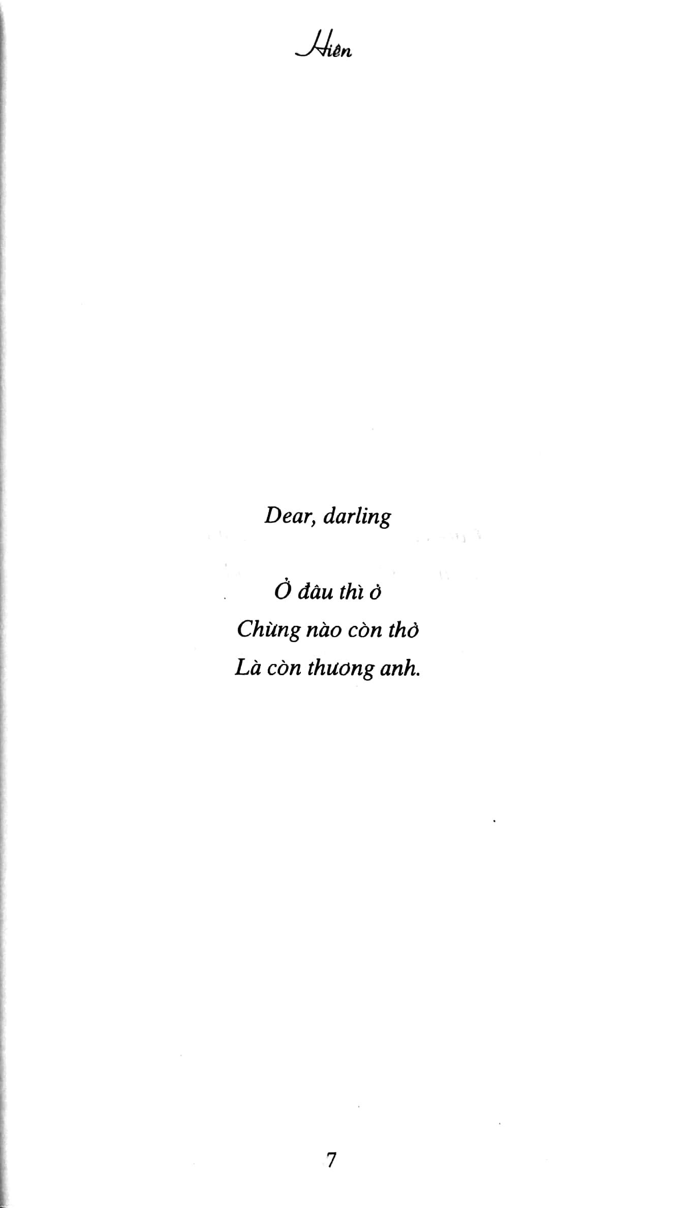 Dear, Darling - Tặng Kèm Postcard