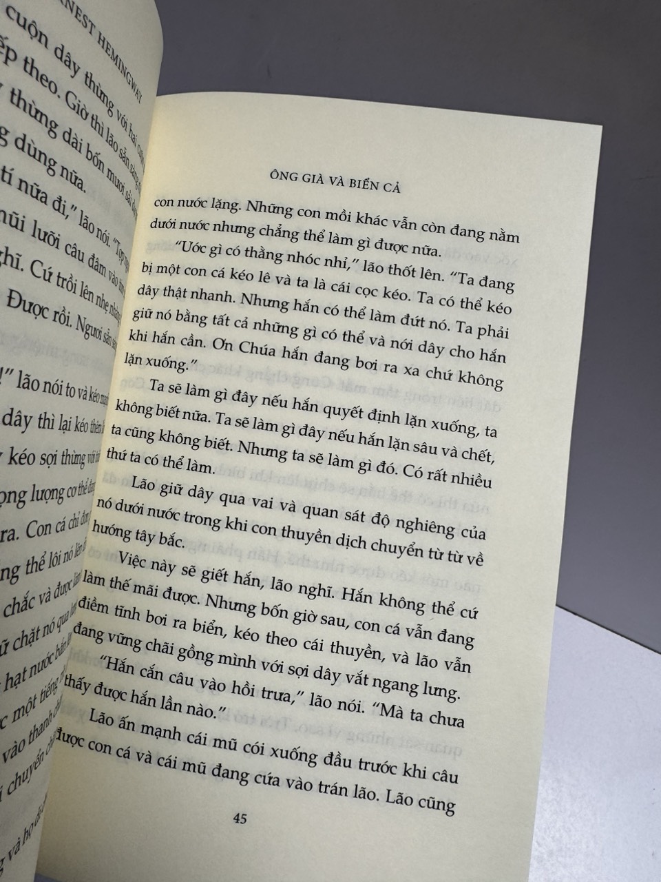 ÔNG GIÀ VÀ BIỂN CẢ - Ernest Hemingway - Hiền Trang dịch - Nhã Nam - Nhà xuất bản Văn Học.