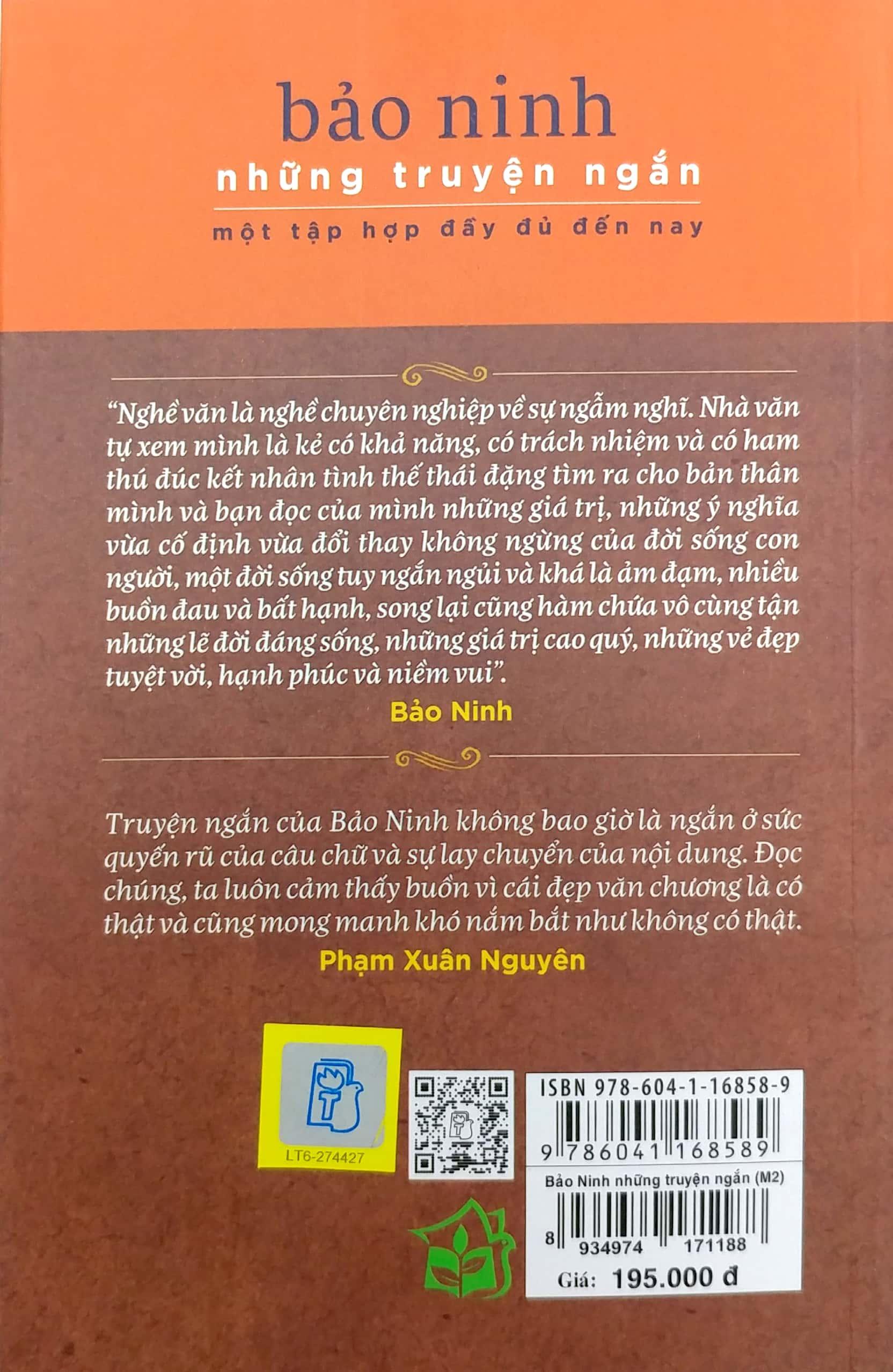 Bảo Ninh Những Truyện Ngắn (Tái Bản 2021)