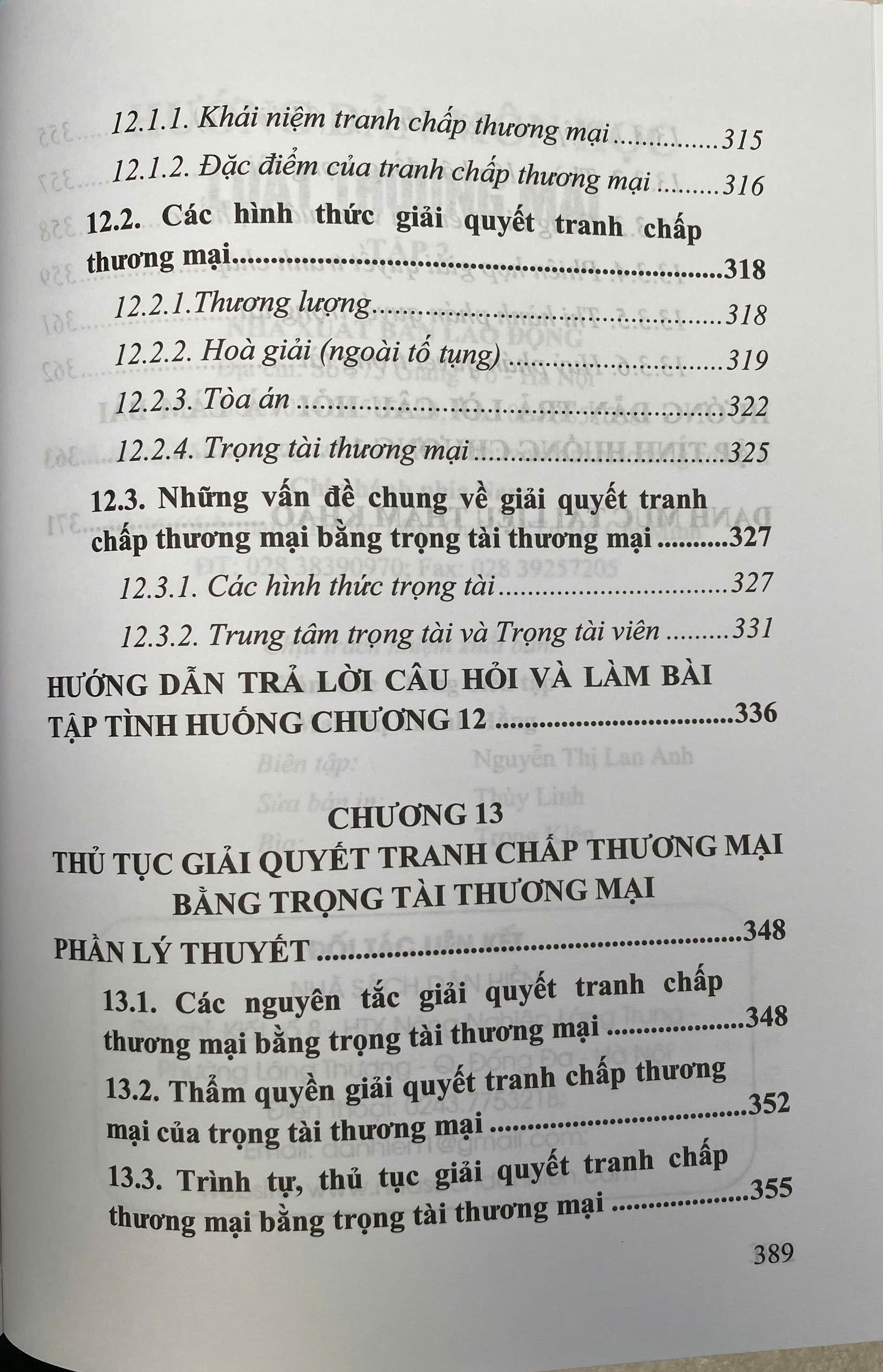 Hướng Dẫn Môn Học Luật Thương Mại ( Tập 2 )