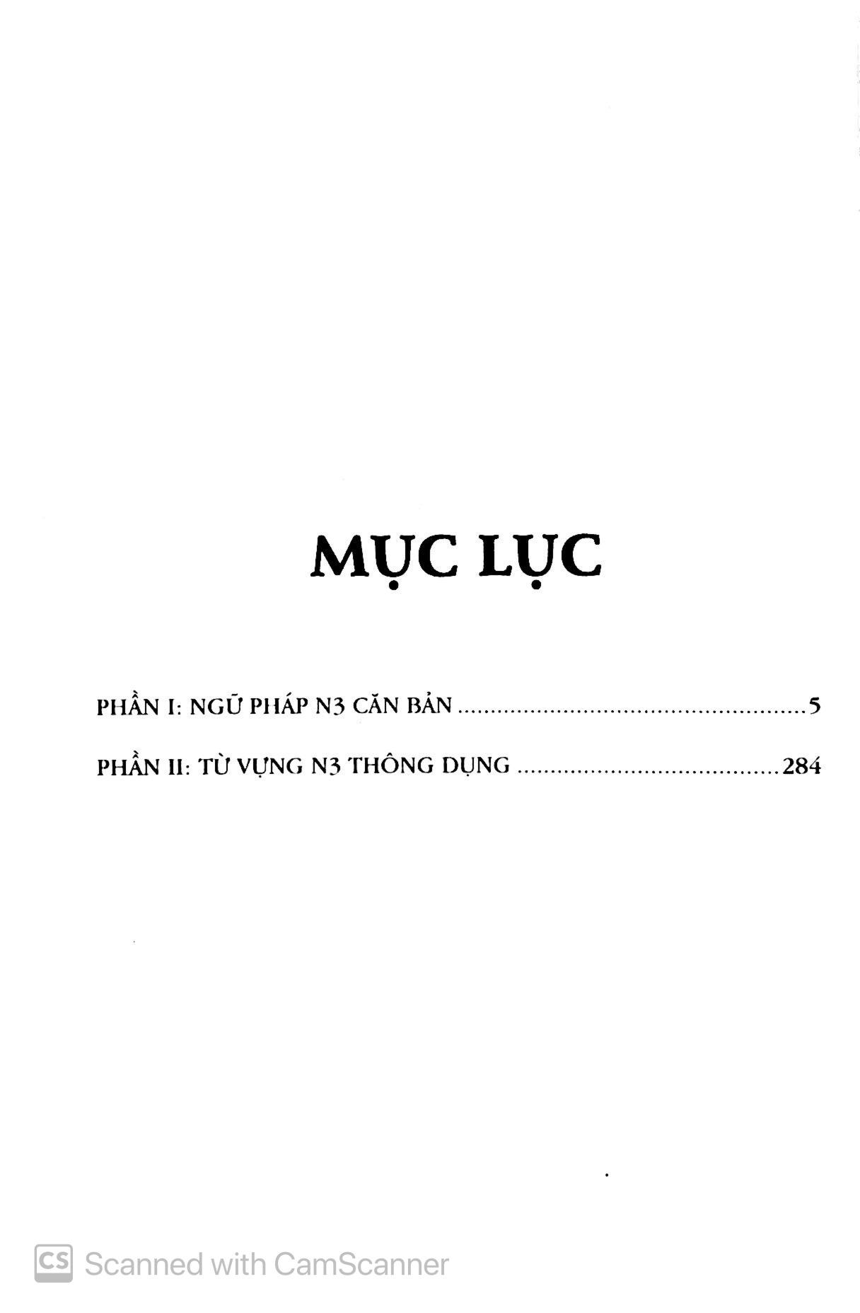 Ngữ Pháp Tiếng Nhật Căn Bản N3