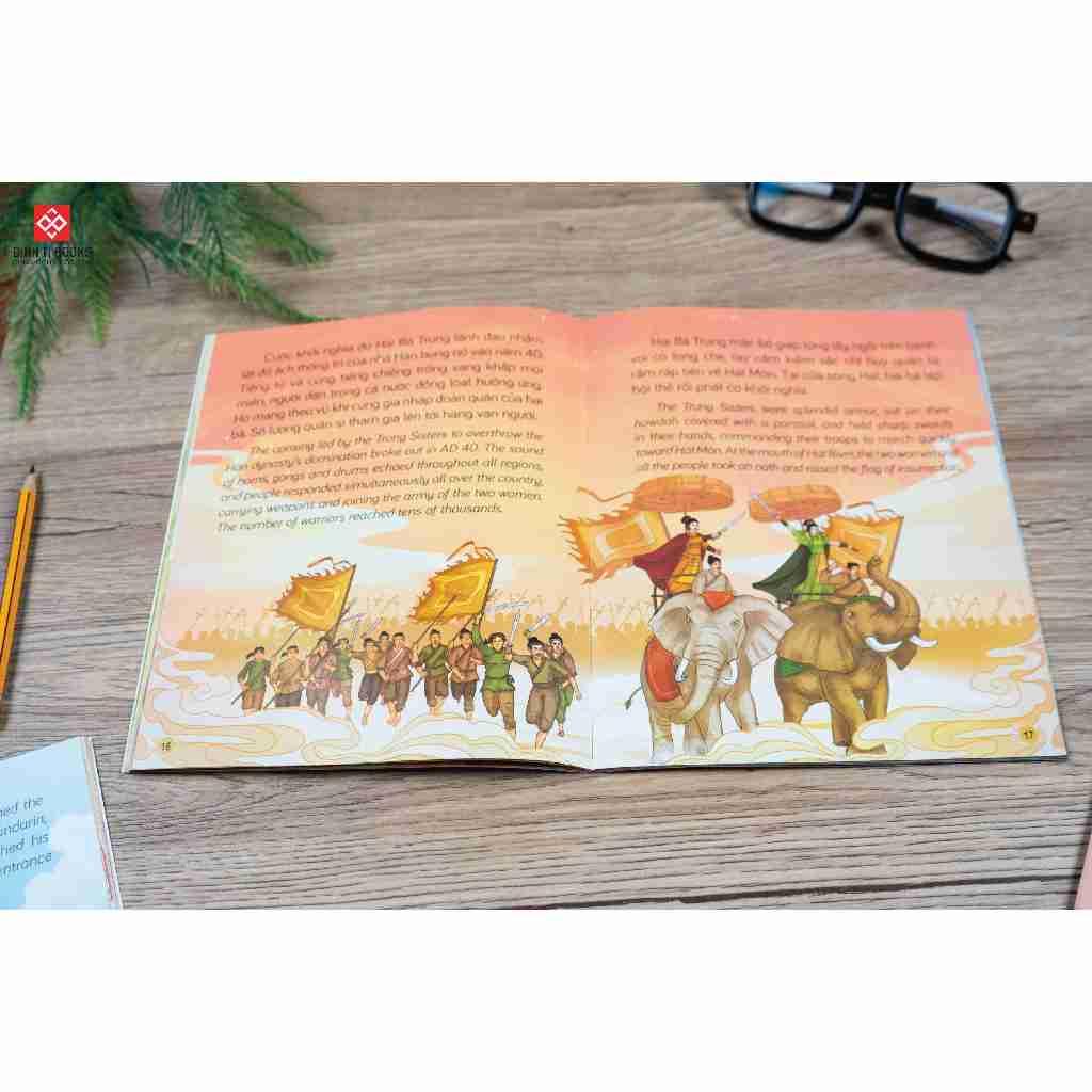 Sách - Khí phách Lạc Hồng - Truyện kể danh nhân Việt Nam - Combo 5 Cuốn - Đinh Tị Books