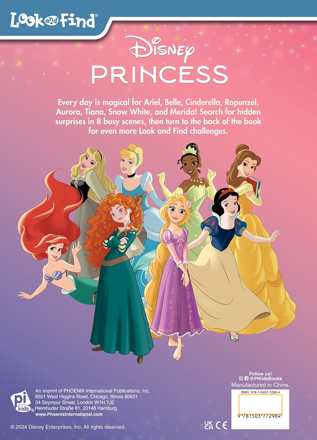 Sách ngoại văn: Look And Find - Midi Disney Princess Find The Magic