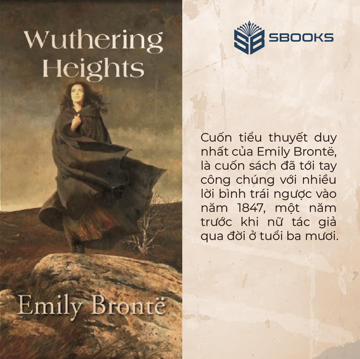 Sách - Đồi Gió Hú (Emily Bronte) - SBOOKS