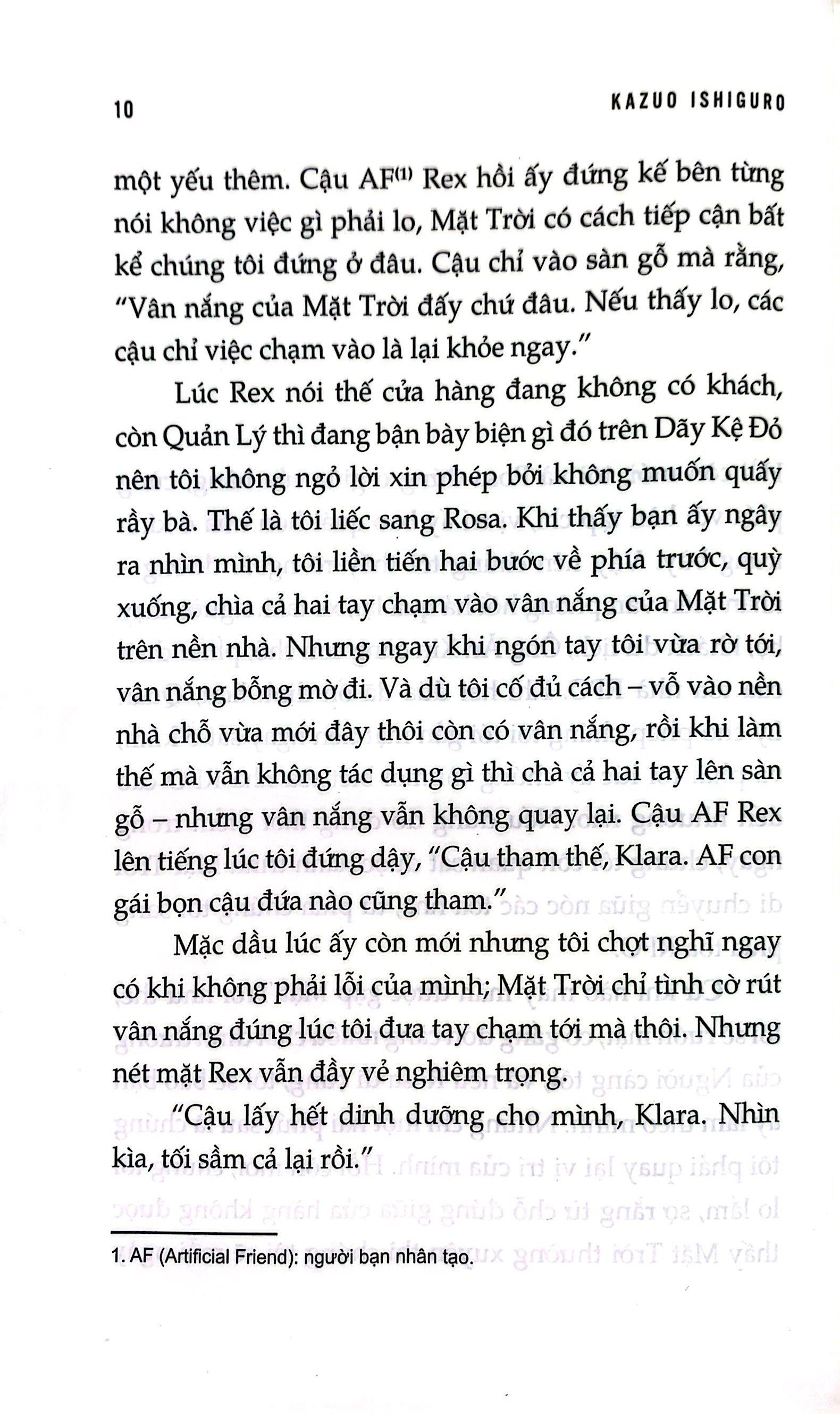 Klara Và Mặt Trời