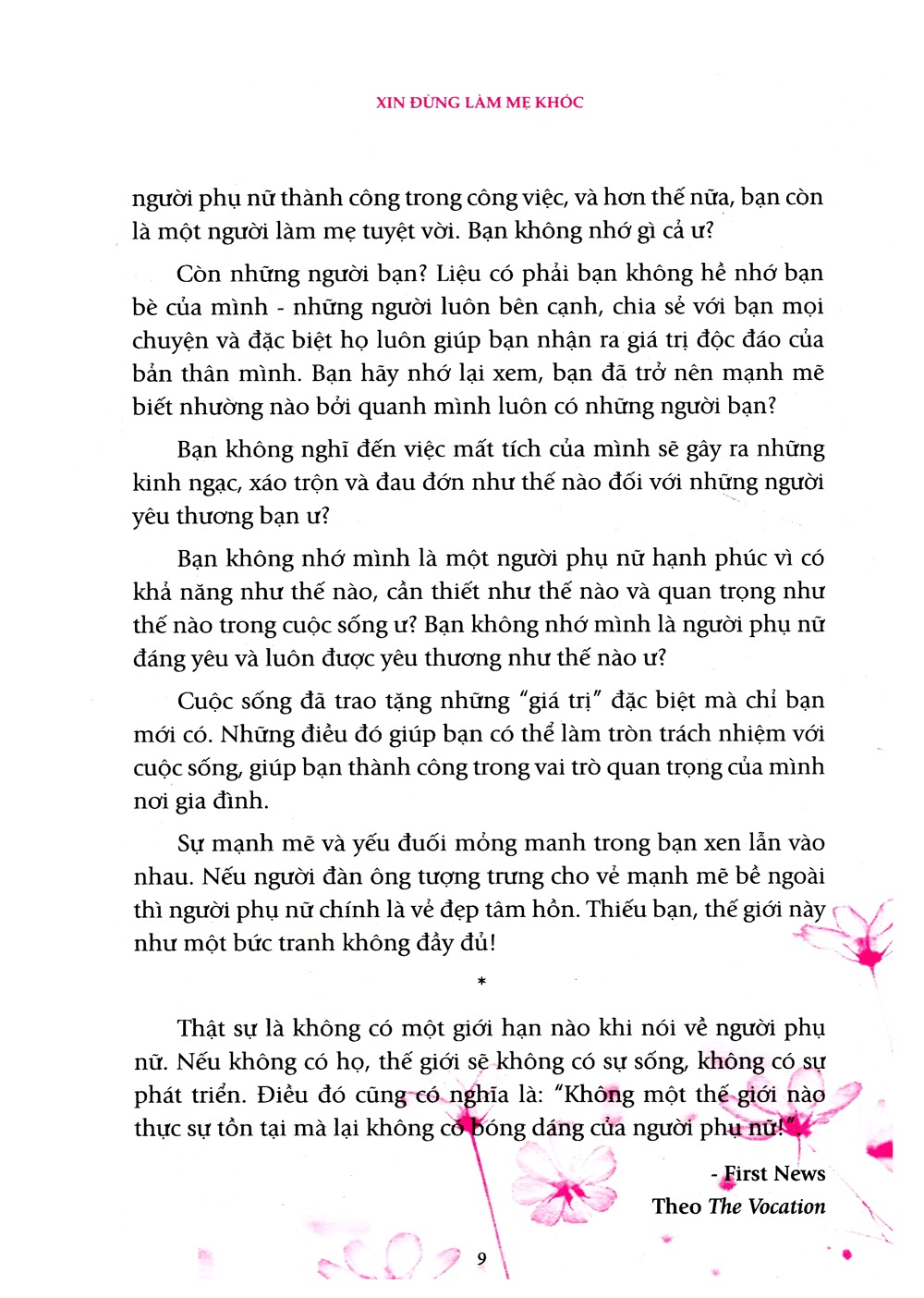 Hạt Giống Tâm Hồn - Xin Đừng Làm Mẹ Khóc