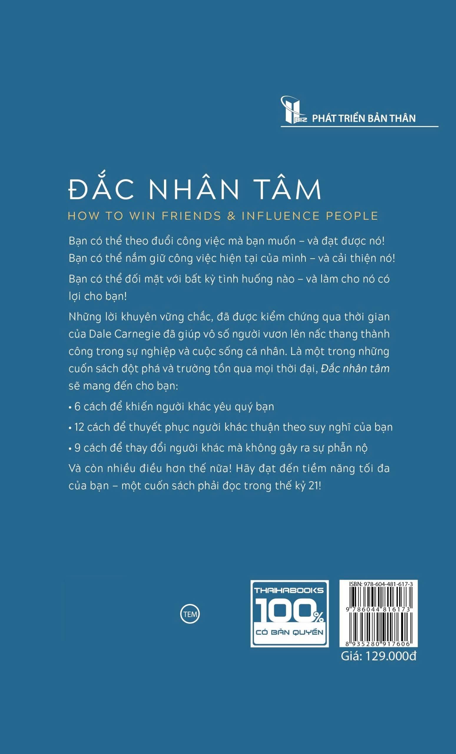 Đắc Nhân Tâm (Bìa Cứng) - Bản Quyền