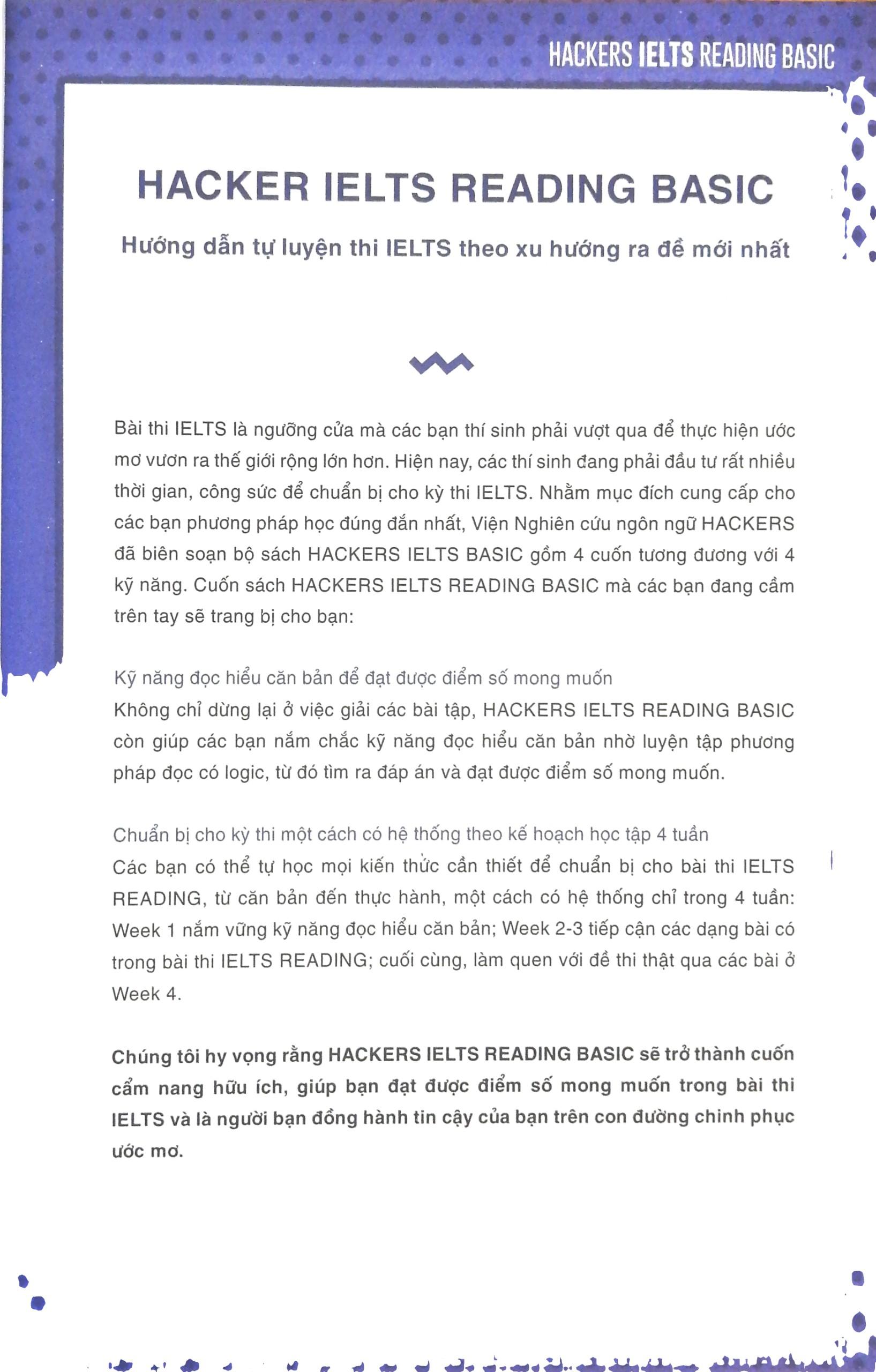 Hackers IELTS Basic- Reading